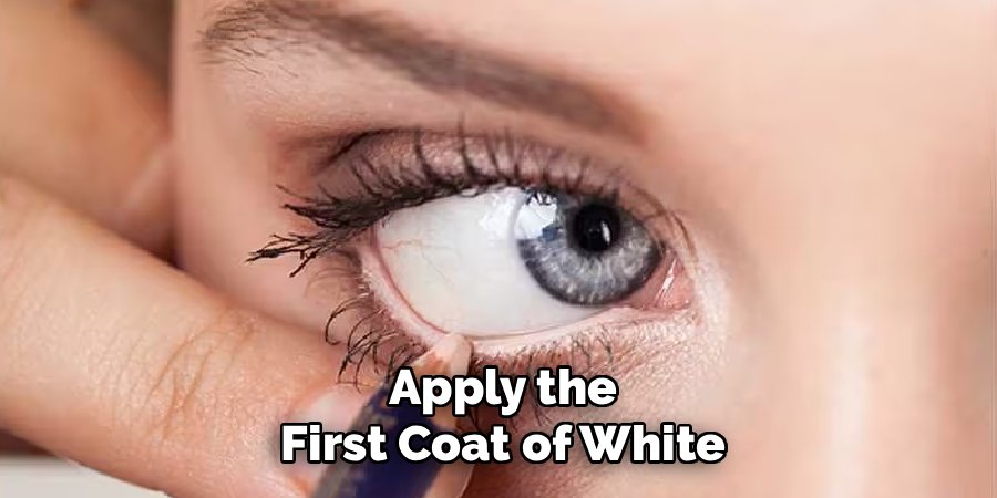 Apply the First Coat of White