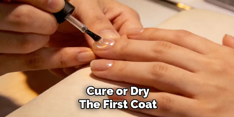 Cure or Dry the First Coat