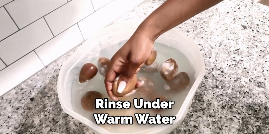 Rinse Under Warm Water